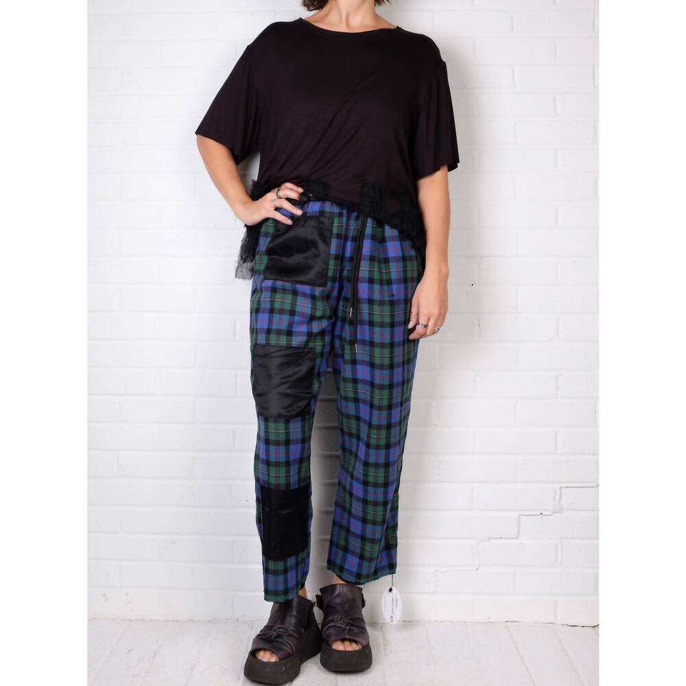 NEW PAPER TEMPLES farrah pant in tartan